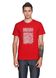 Graffity Wall Lime T-Shirt / Coral, White-Red, S