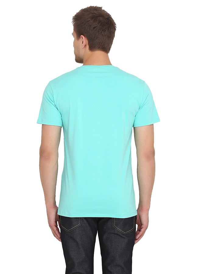 Bold Plain White T-Shirt/Coral, Мятный, S