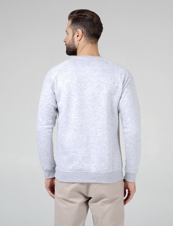 Sweatshirt Puff Vintage, Серый меланж, S
