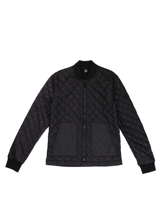 Стьобана куртка Quilt Jacket MA-1, Чорний, S