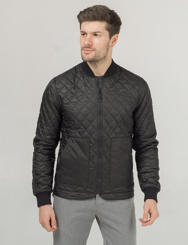 Стеганная куртка Quilt Jacket MA-1, Черный, S