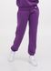 Трикотажные штаны на флисе с резинкой, Фиолетовый, M