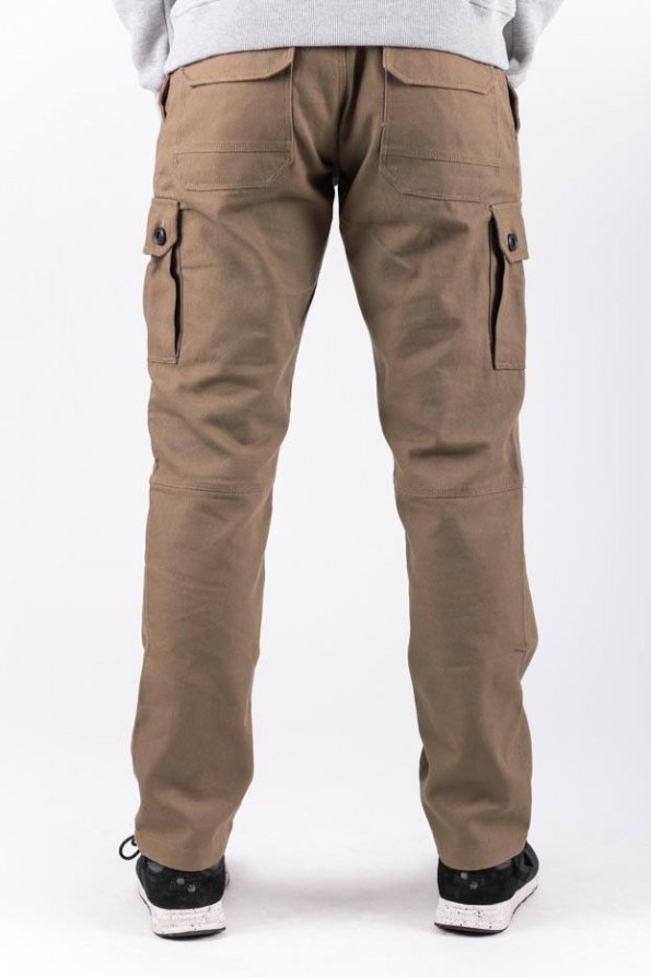 Canvas Pocket Pants/ brown, Коричневий, S