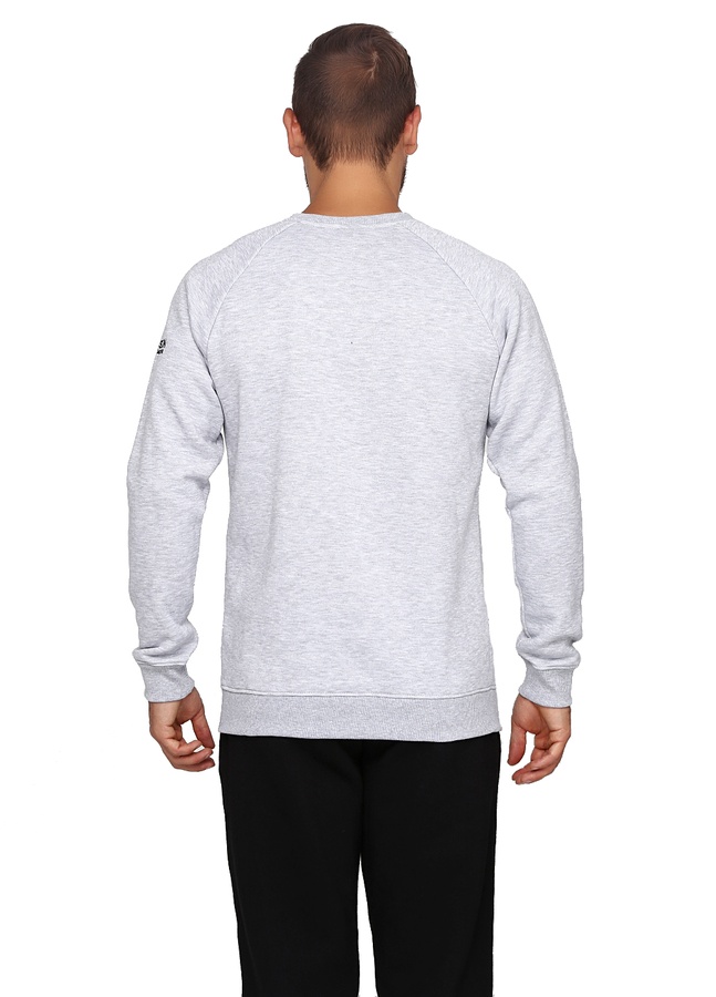 Sweatshirt Logo 7M, Серый меланж, S