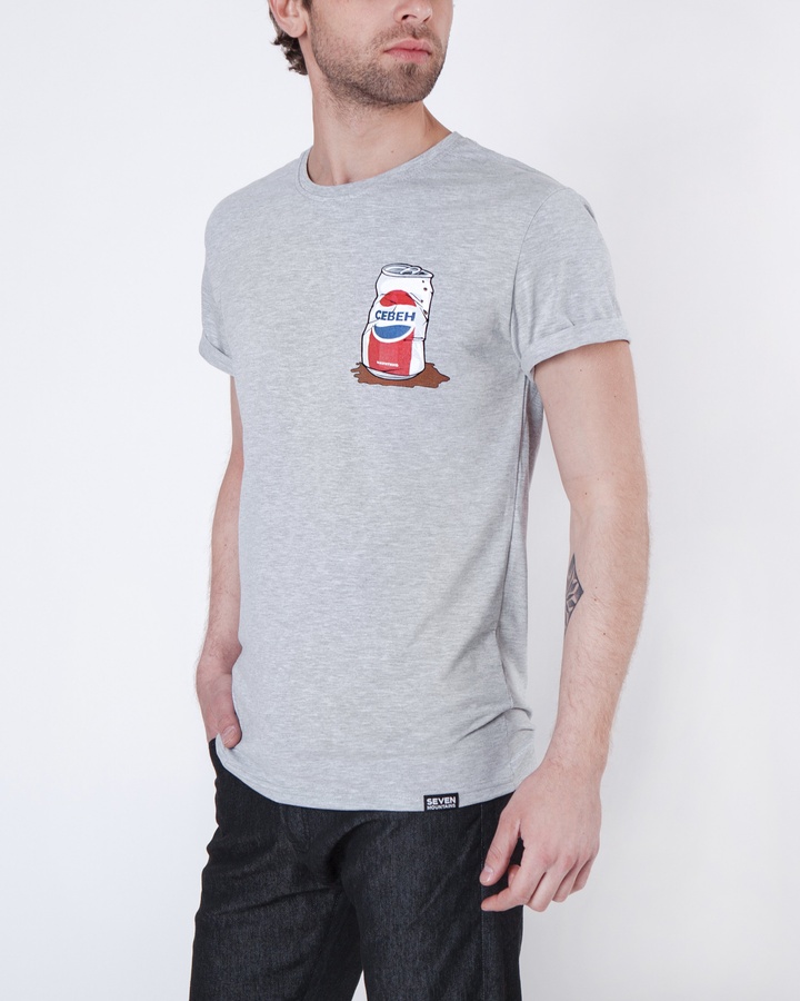 Pepsi T-Shirt, Сірий меланж, M
