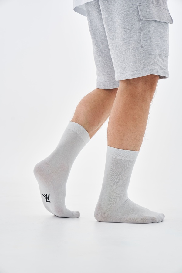 Шкарпетки класичні, Сірий, 43-45