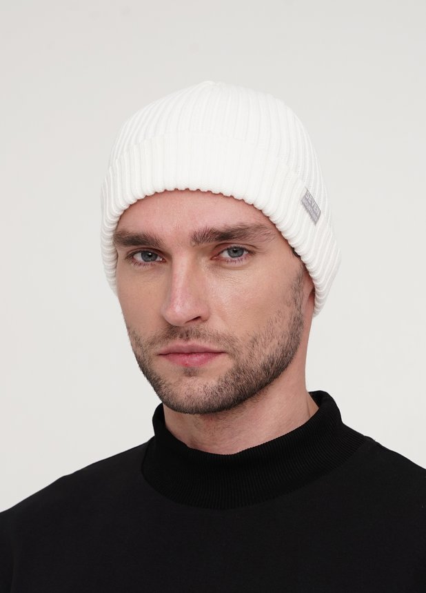 Зимова шапка, Молочний, one size
