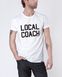 LocalCoach T-Shirt / Grey Melange, Білий, S