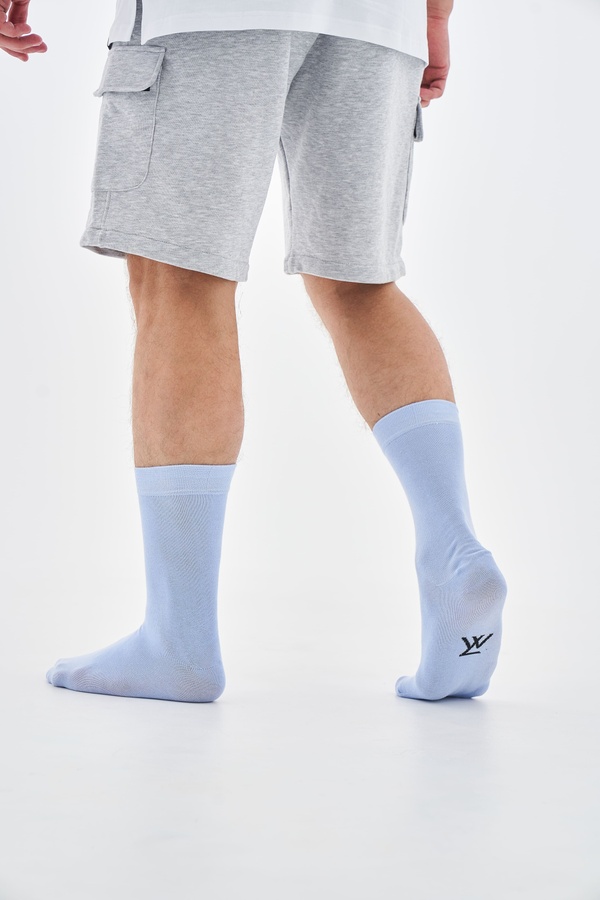 Шкарпетки класичні, Блакитний, 43-45