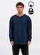 Лонгслів оверсайз підвищеної щільності, Темно-синій, 2XL/3XL