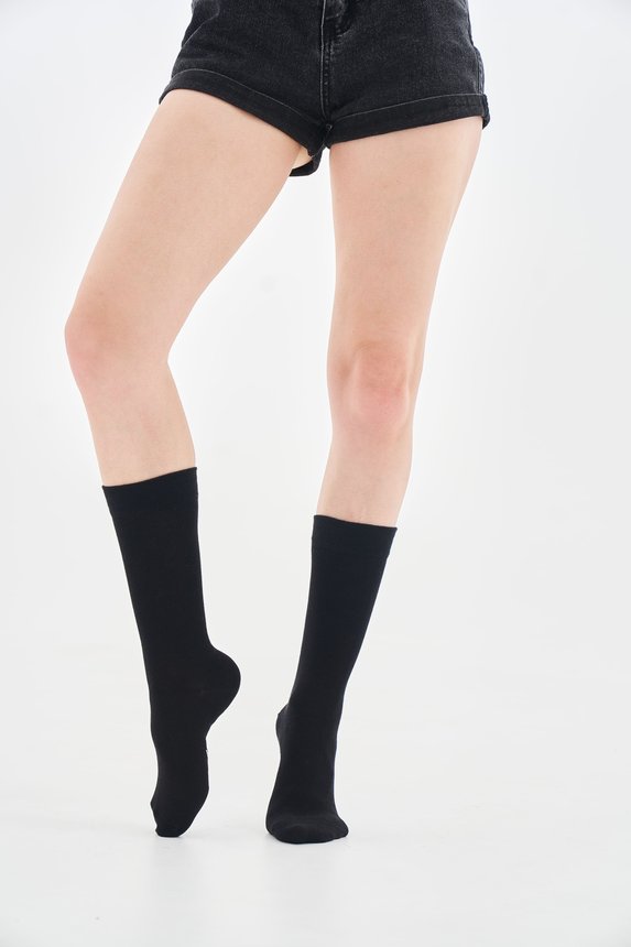 Woman Classic socks, Черный, 37-39