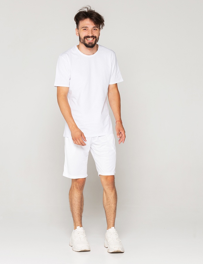 Sport shorts, Белый, L/XL