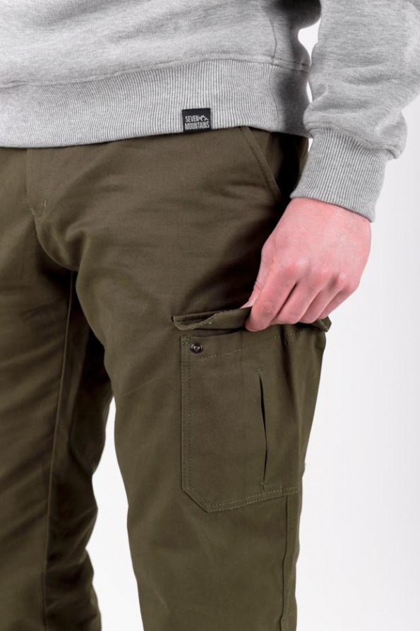 Cotton Cargo Pants / brown, Коричневый, S