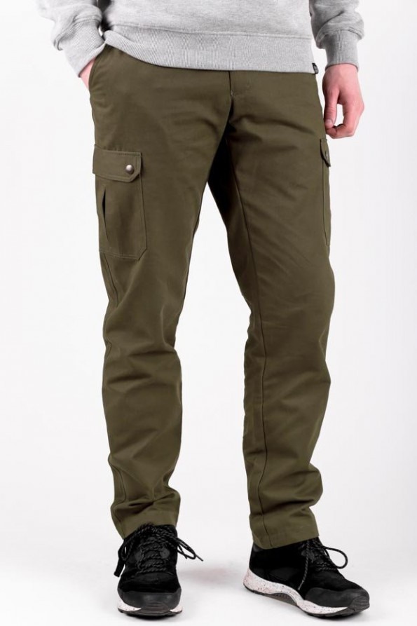 Cotton Cargo Pants / brown, Коричневый, L