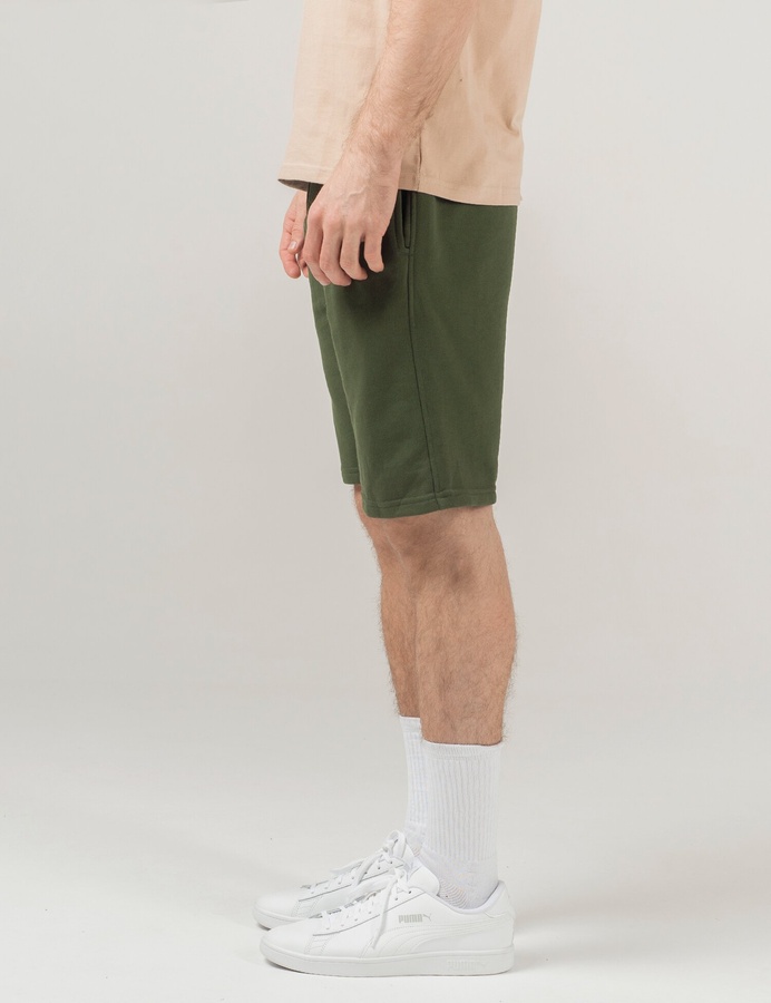 Трикотажные шорты классические, Зелёный, S/M