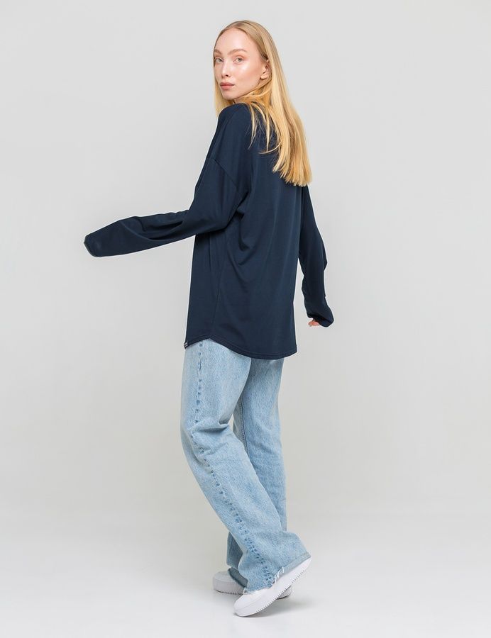 Long Sleeve Oversize Light, Navy, S/M