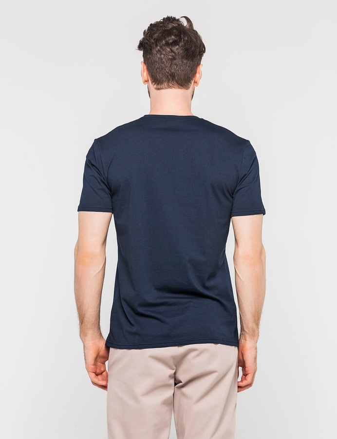 Test Basic T-shirt Cotton, Темно-синий, S