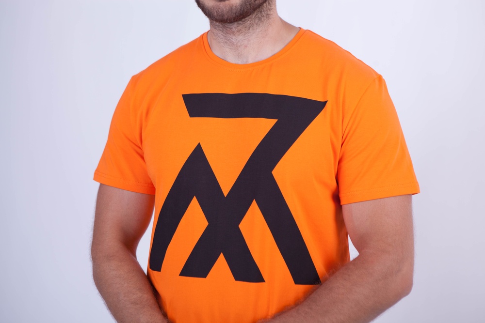 T-Shirt 7M / Orange, Оранжевый, M