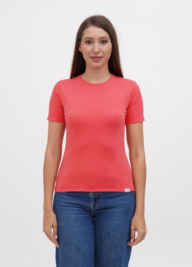 Basic T-shirt EL, Кораловий, XL
