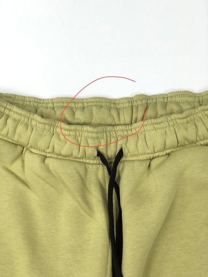 Трикотажні штани на флісі з прямим низом - Оливковий, Оливковий, L/XL