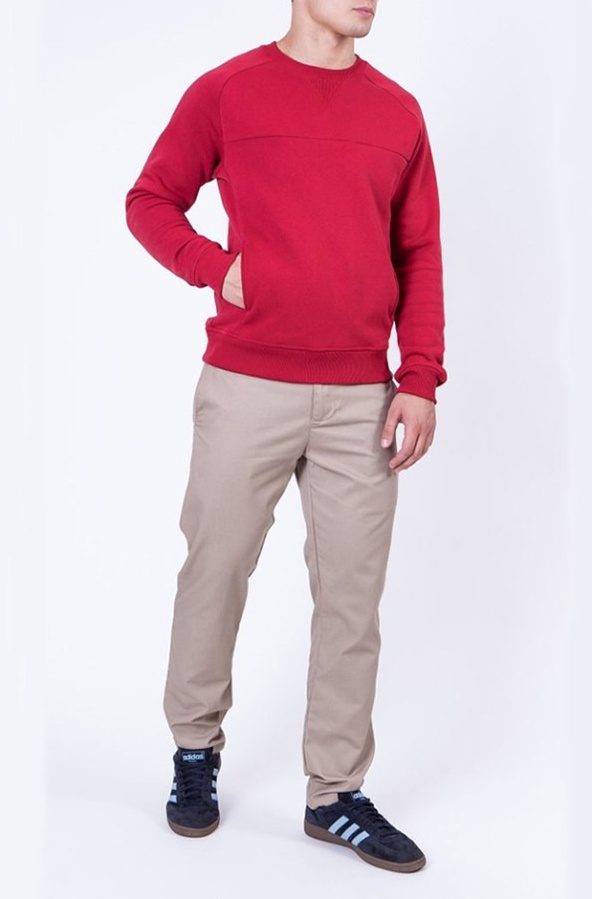 HP Sweatshirt, Бордовый, XL