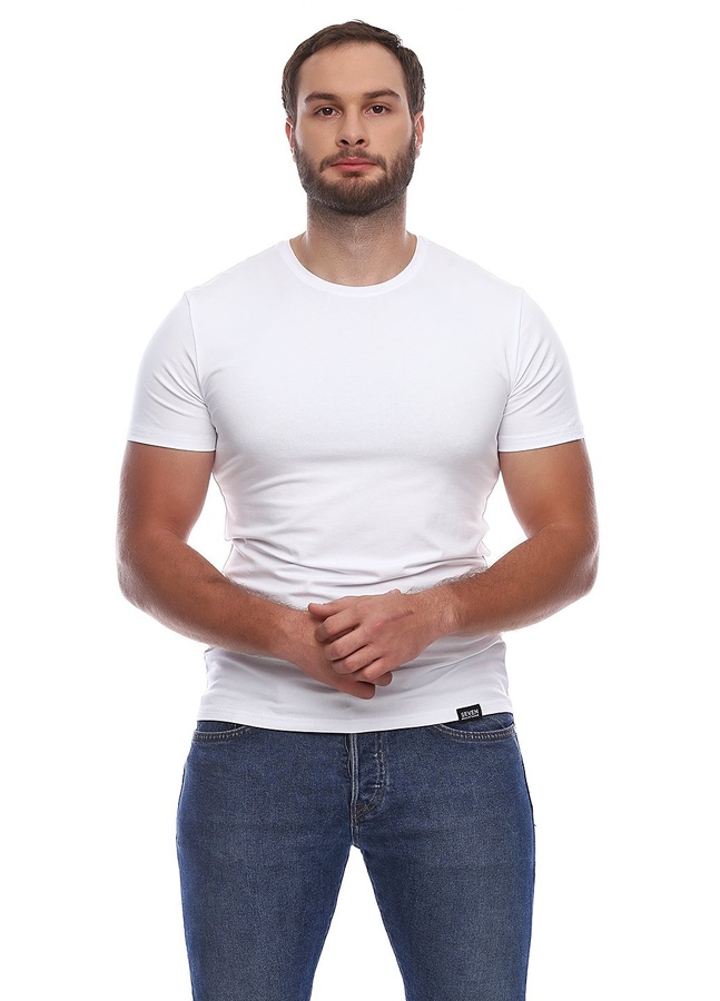 Basic T-Shirt EL, Білий, S