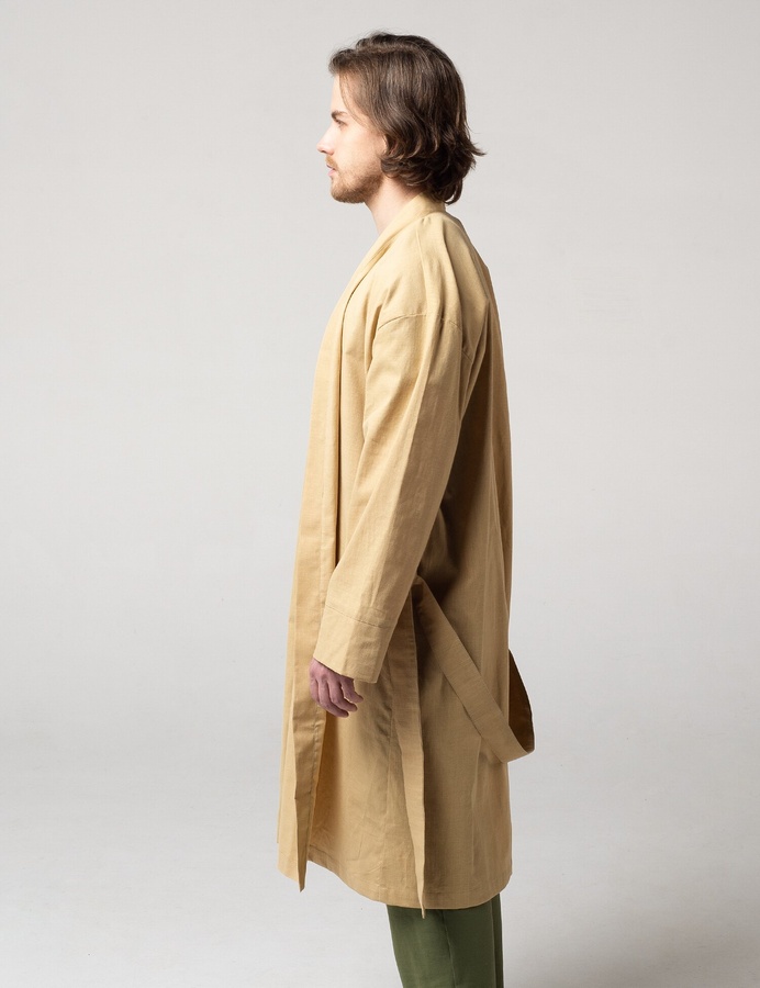 Cotton Robe, Бежевый, S/M