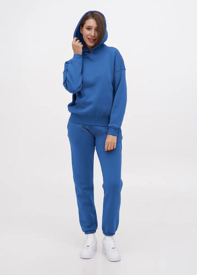 Women's Fleece Tracksuit, Light Blue, S