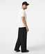 Fleece-lined relaxed-fit knit pants, Black, 2XL/3XL