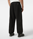 Fleece-lined relaxed-fit knit pants, Black, 2XL/3XL