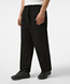 Fleece-lined relaxed-fit knit pants, Black, 2XL/3XL