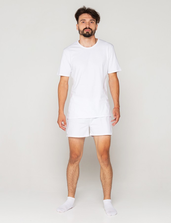 Organic Boxer Shorts, Белый, S/M