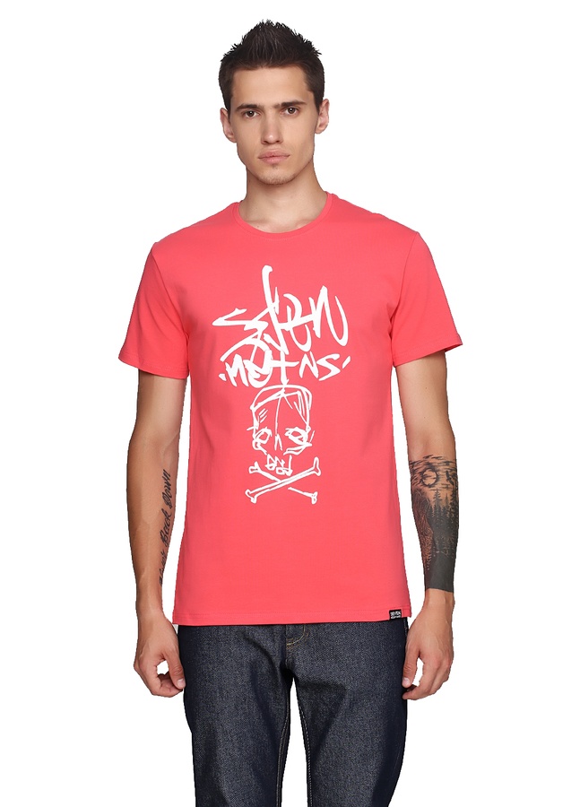Pirates Pink T-Shirt Black, White-Coral, S
