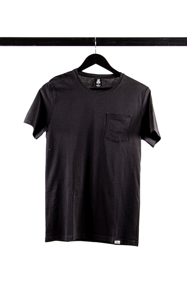 Pocket t-shirt, Чорний, S