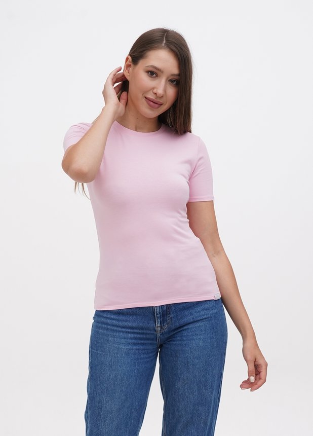 Basic T-shirt EL, Розовый, XL
