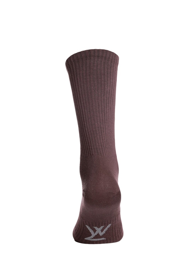 Ribbed socks, Коричневый, 38-40