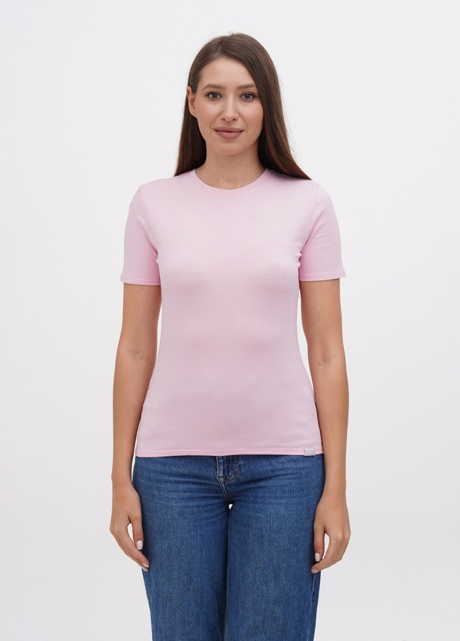 Basic T-shirt EL, Рожевий, M