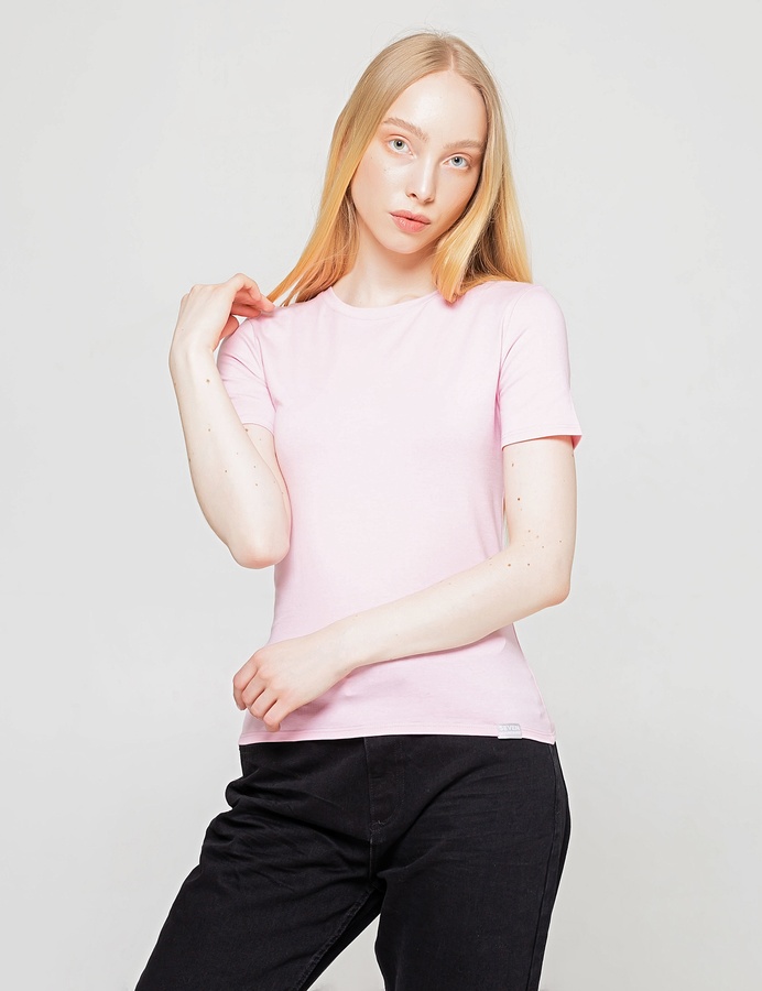Basic T-shirt EL, Розовый, L