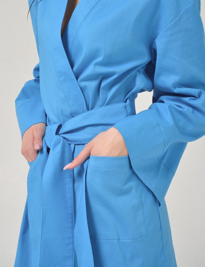 Cotton Kimono, Синий, XS/S