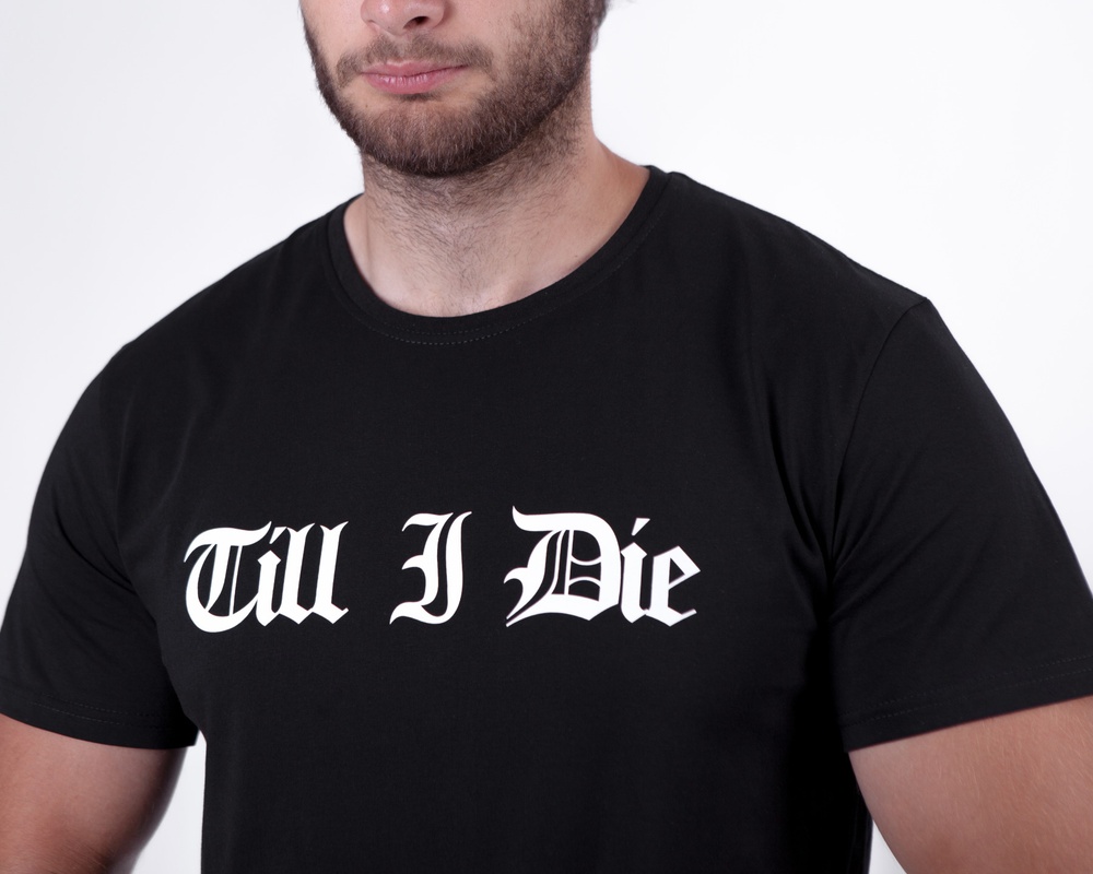 Till I Die T-Shirt / Black, Чорний, XL