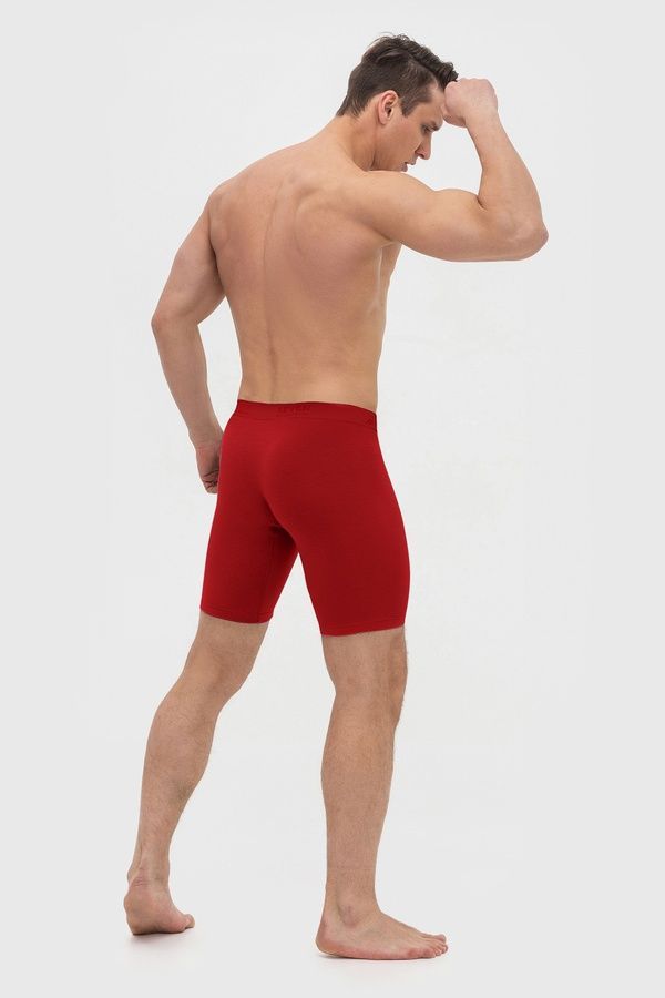 Подовжені боксери з буку - Modal, Бордовий, S/M