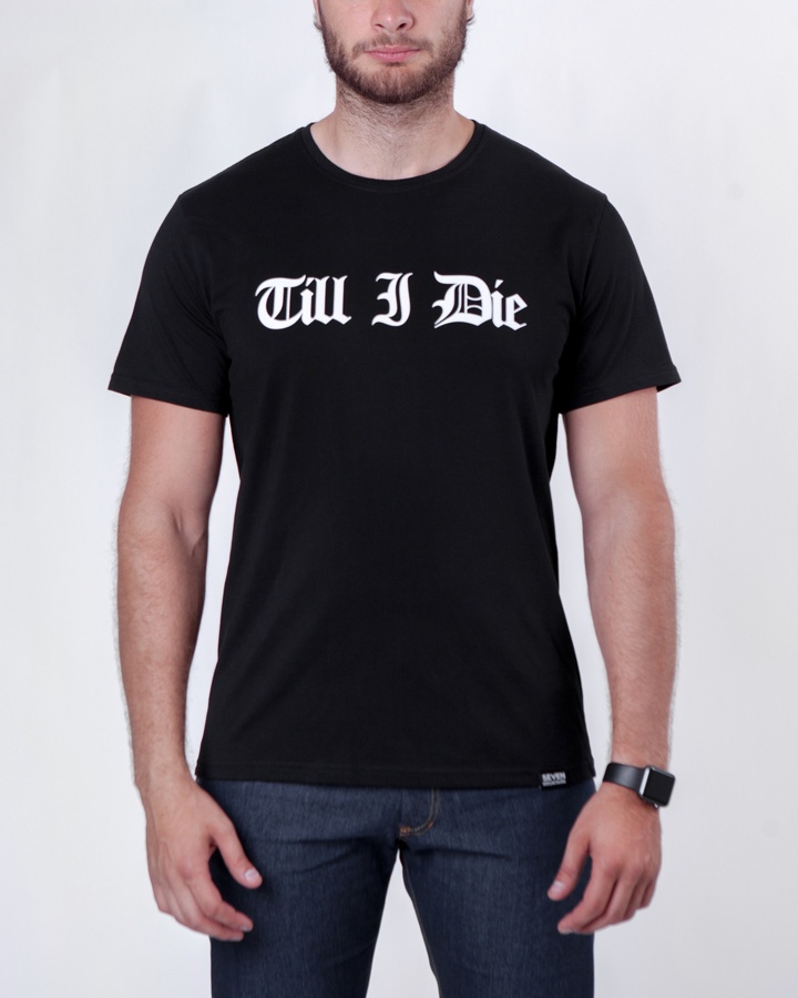 Till I Die T-Shirt / Black, Чорний, S