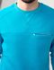 Hidden pocket sweatshirt, Голубой, S