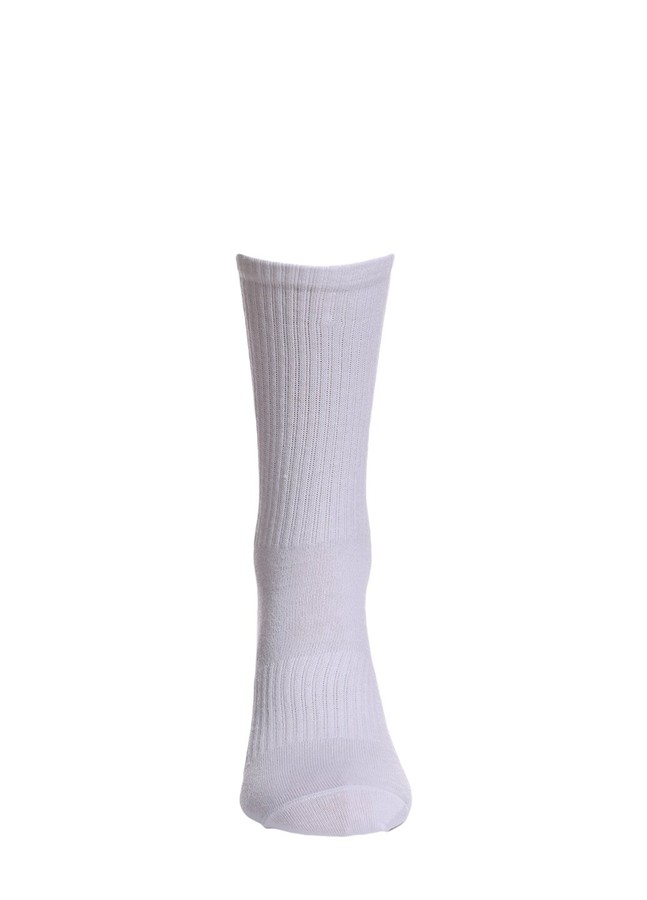 Ribbed socks, Белый, 38-40