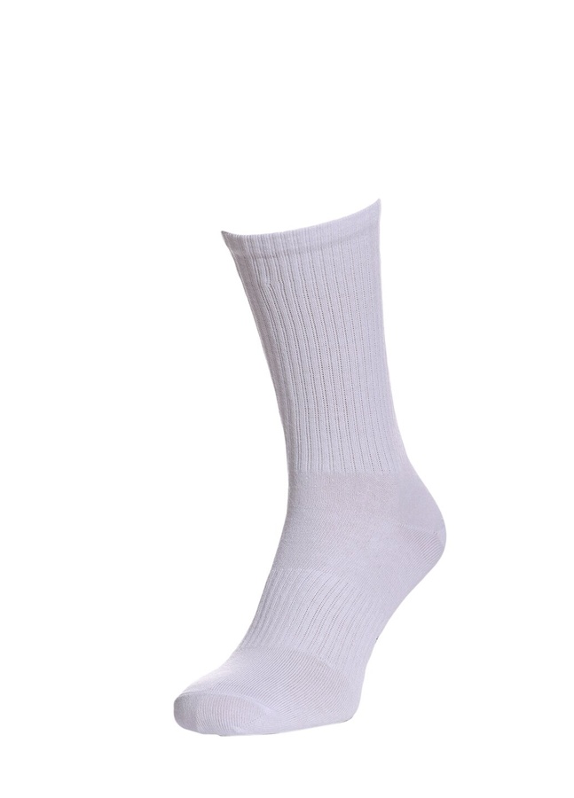Ribbed socks, Белый, 37-39