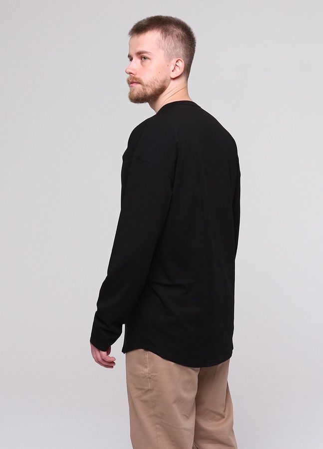 Long Sleeve Oversize Heavy, Black, 2XL/3XL
