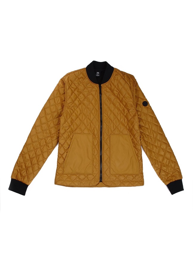 Стьобана куртка Quilt Jacket MA-1, Гірчичний, S