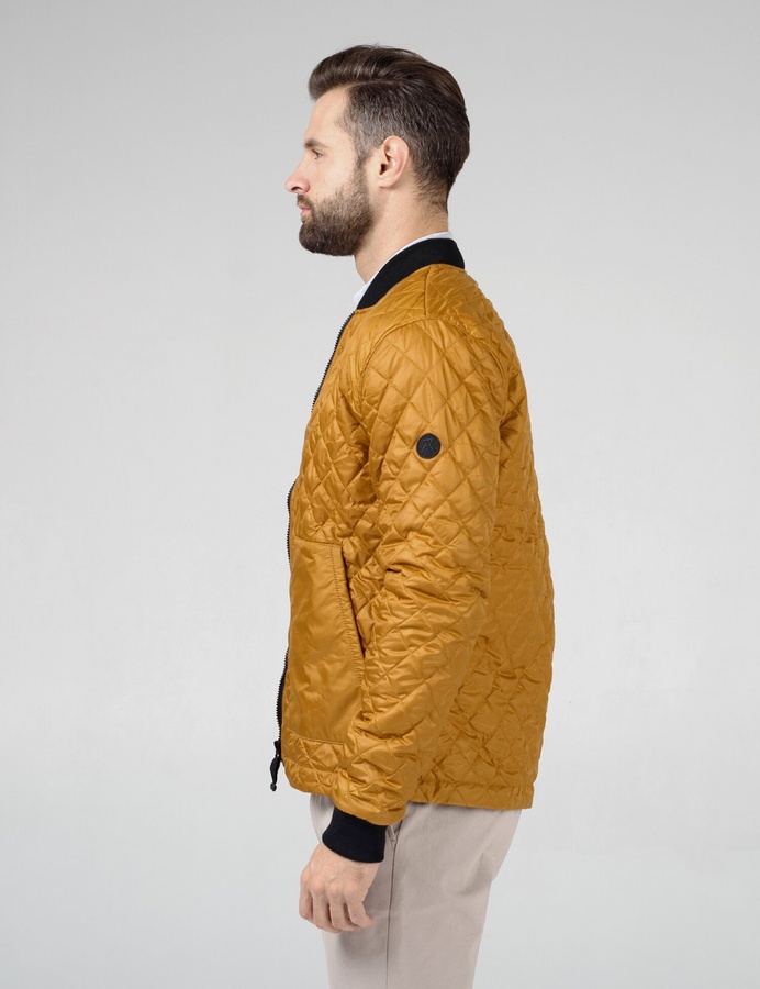 Стьобана куртка Quilt Jacket MA-1, Гірчичний, L
