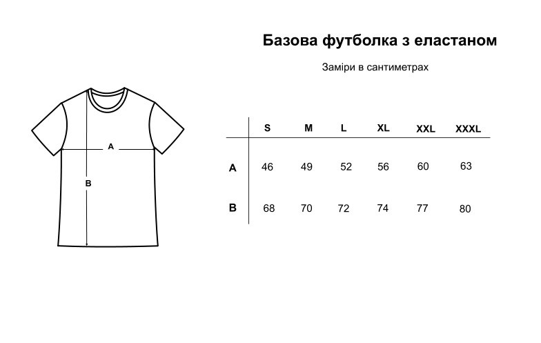 Базова футболка з еластаном, Блакитний, 3XL