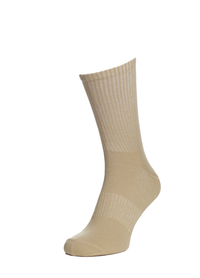 Ribbed socks, Бежевий, 38-40